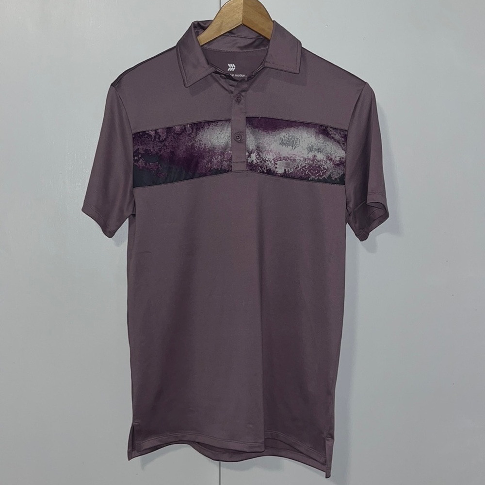 All in Motion Short Sleeve Polo Shirt Men’s S Small Lilac Purple